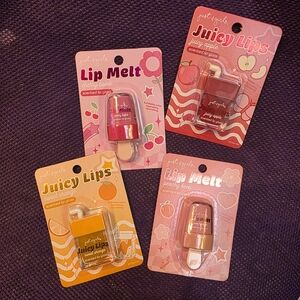 Lip Balm Set - Cherry, Orange, Pink